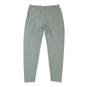 Vicherub size 3X gray/blue butt lifting leggings textured leggings